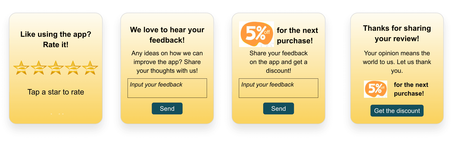 Increase app user engagement with NPS surveys and feedback collection