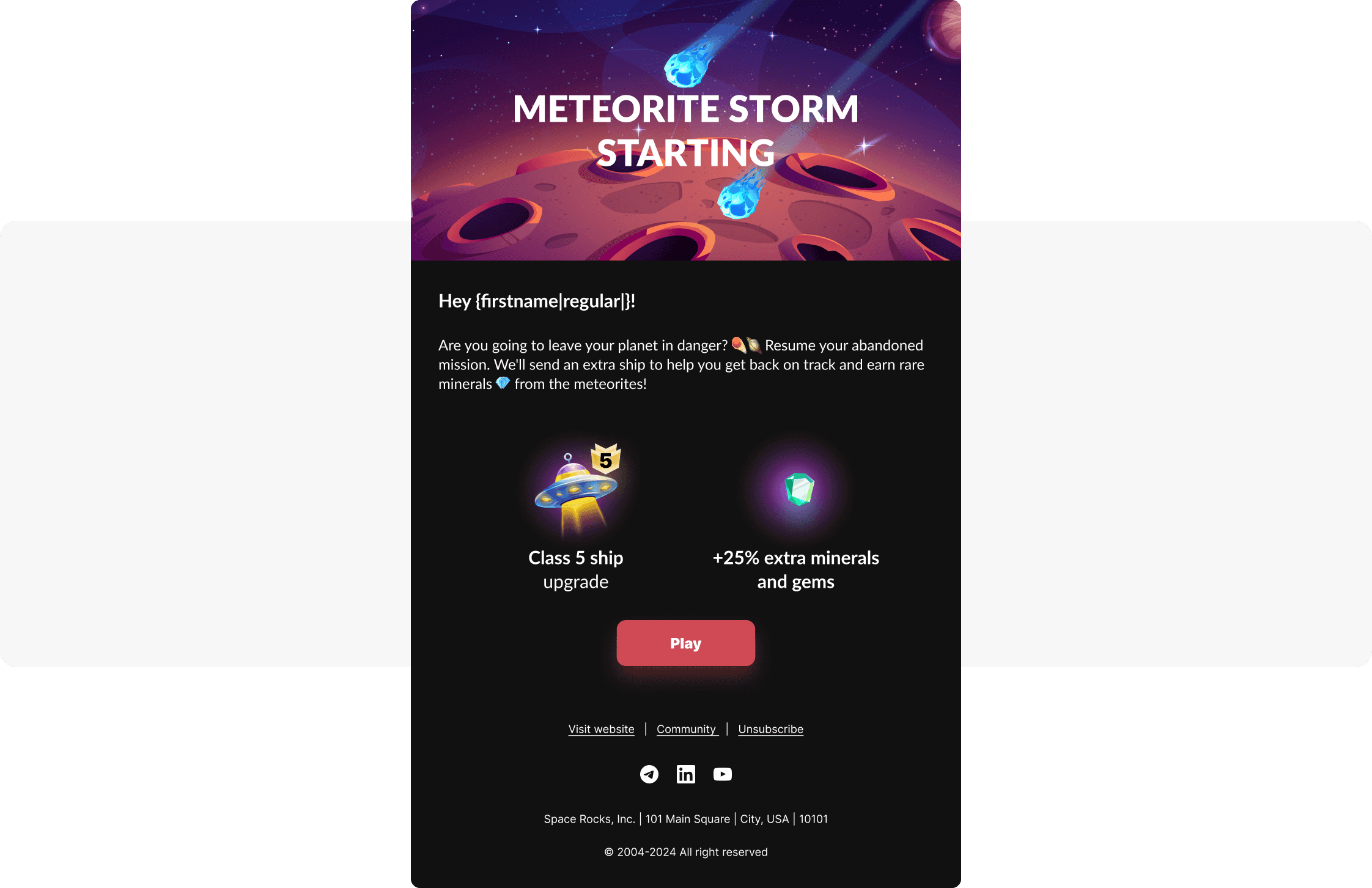 Re-engagement email template