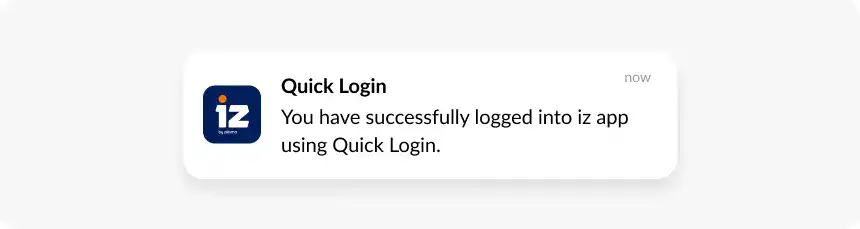 login alert notification example