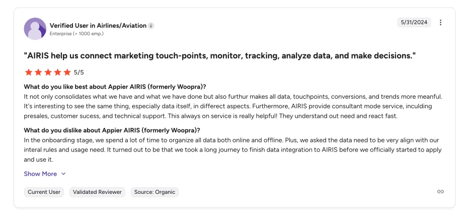 Woopra customer engagement tool review